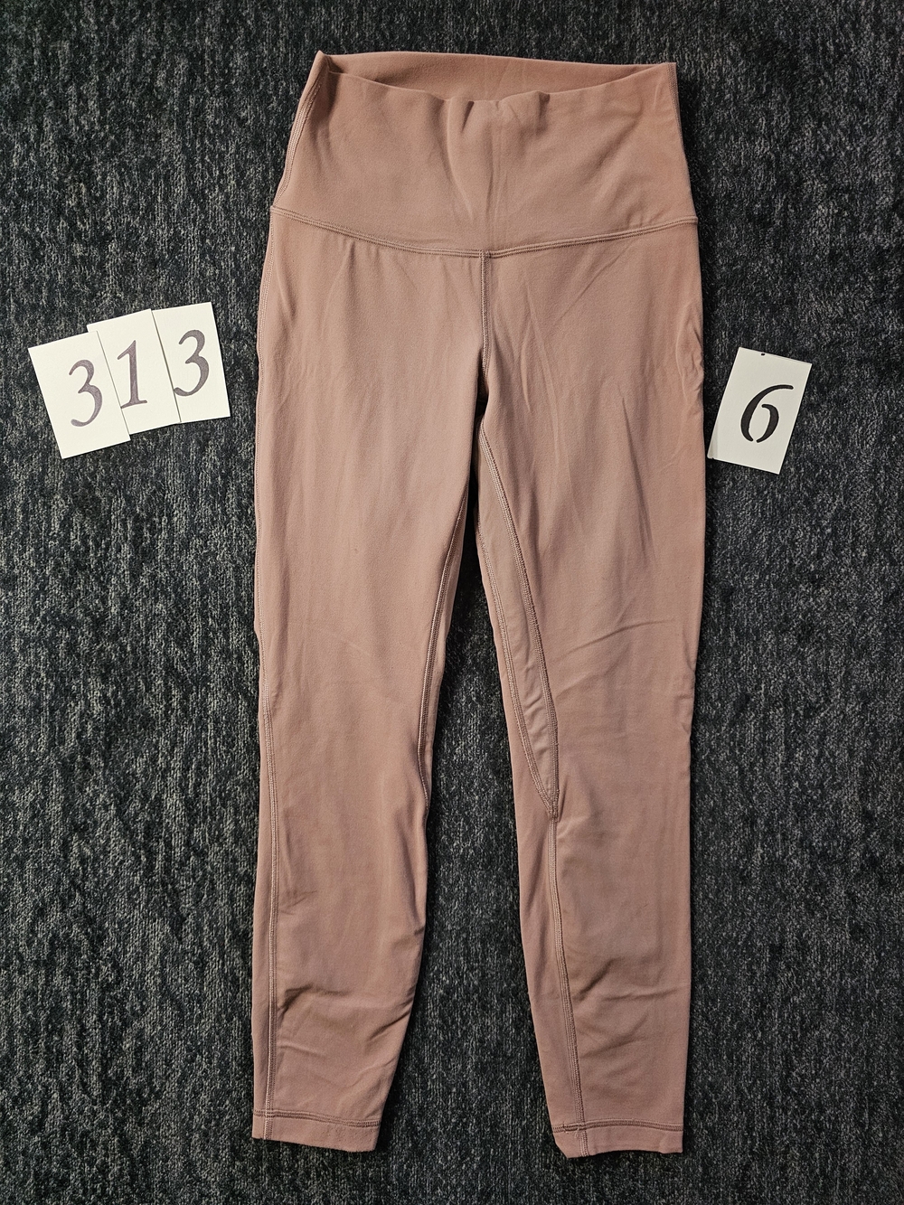 lululemon athletica Rose Taupe High-Waist Leggings